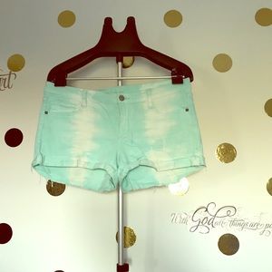 🎄Turquoise Jean Shorts🎄